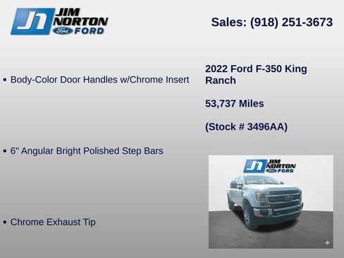 Used 2022 Ford F350 King Ranch w/ King Ranch Ultimate Package AWD/4WD image 15