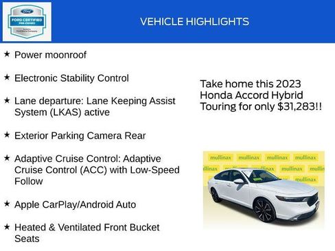 Used 2023 Honda Accord Touring image 18