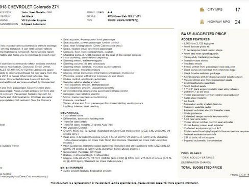 Used 2018 Chevrolet Colorado Z71 image 4