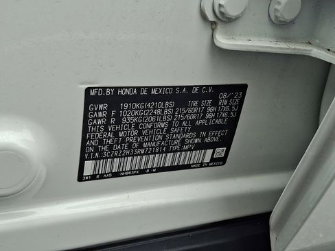 Certified 2024 Honda HR-V LX image 19