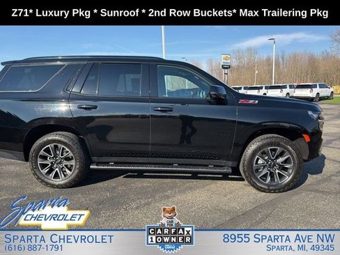 Used 2024 Chevrolet Tahoe Z71 w/ Luxury Package AWD/4WD image 2