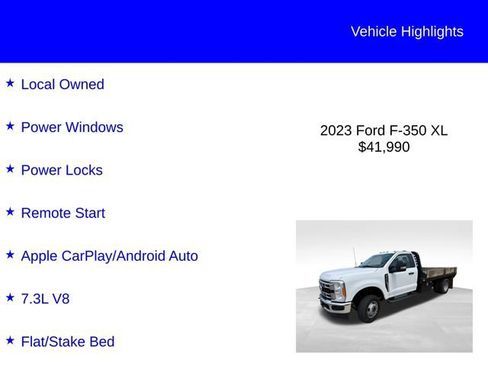 Used 2023 Ford F350 XL w/ Snow Plow Prep Package AWD/4WD image 2