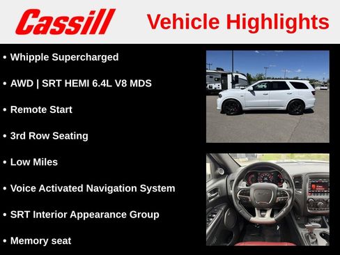 Used 2018 Dodge Durango SRT w/ SRT Interior Appearance Group AWD/4WD image 7