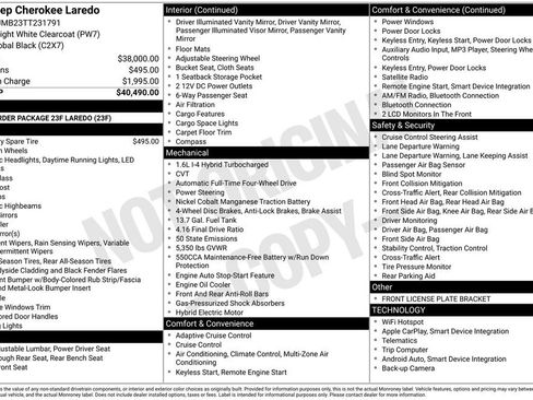 New 2026 Jeep Cherokee Laredo AWD/4WD image 4
