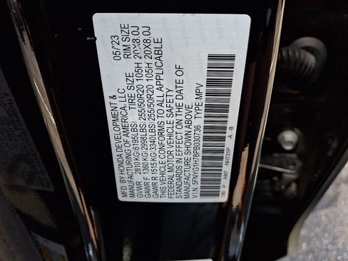 Certified 2023 Honda Pilot Touring image 27