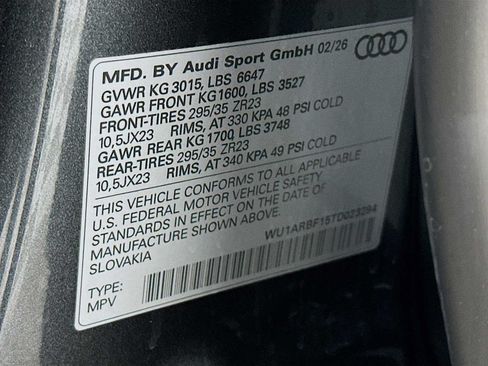New 2026 Audi RS Q8 performance AWD/4WD image 31