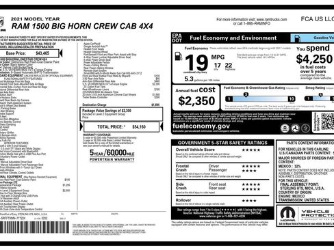 Used 2021 RAM 1500 Big Horn AWD/4WD image 4