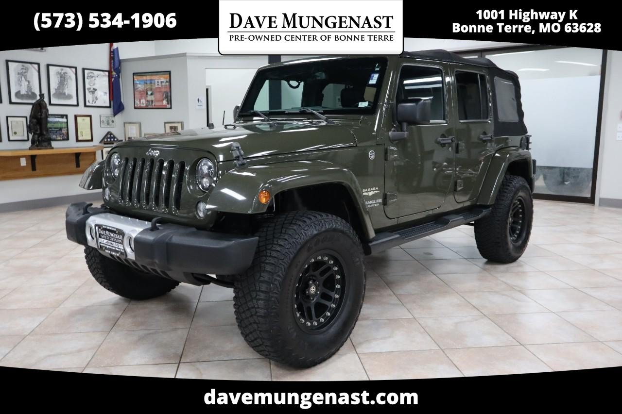 Used 2015 Jeep Wrangler Unlimited Sahara w/ Connectivity Group AWD/4WD image 1