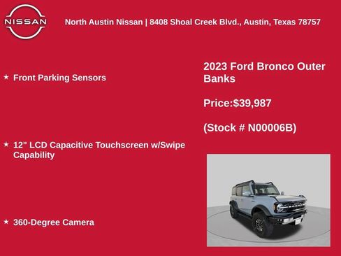 Used 2023 Ford Bronco Outer Banks AWD/4WD image 22