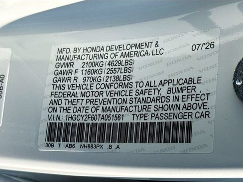 New 2026 Honda Accord EX-L image 30