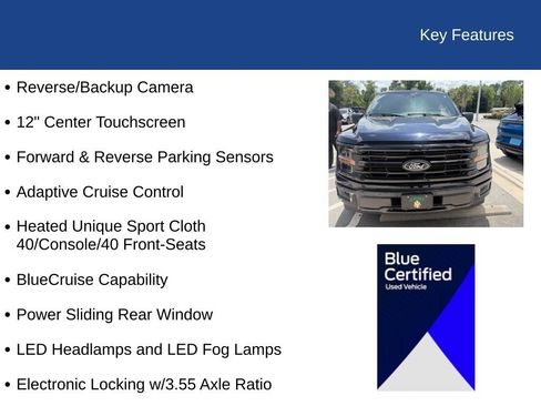 Certified 2024 Ford F150 XLT w/ Equipment Group 302A MID RWD image 7
