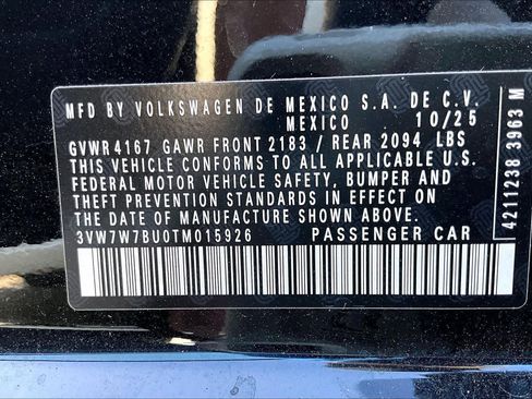 New 2026 Volkswagen Jetta SE image 18