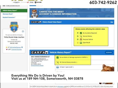 Used 2021 Dodge Durango GT image 12