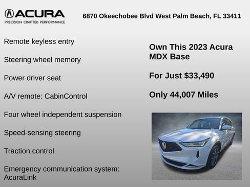 Used 2023 Acura MDX FWD w/ Technology Package image 36