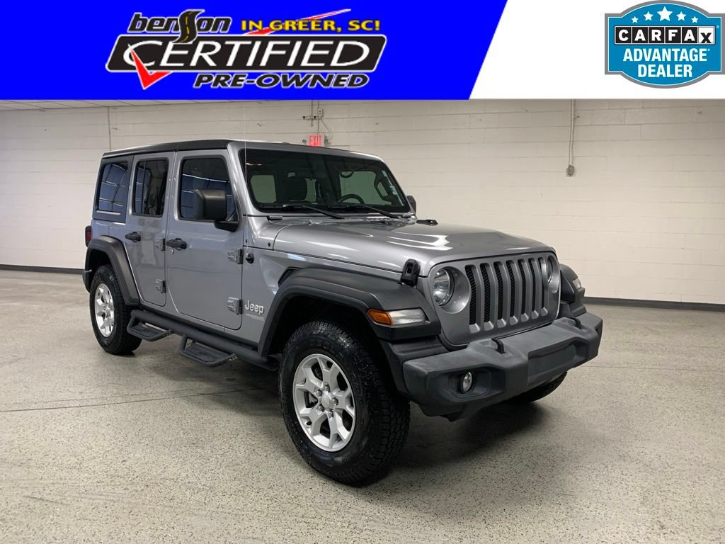 Certified 2021 Jeep Wrangler Unlimited Sport AWD/4WD image 1