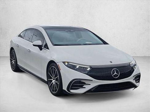 Used 2023 Mercedes-Benz EQS 450+ Sedan w/ AMG Line Exterior Package image 3