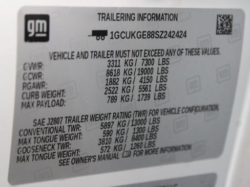 Used 2025 Chevrolet Silverado 1500 LTZ w/ Max Trailering Package AWD/4WD image 80