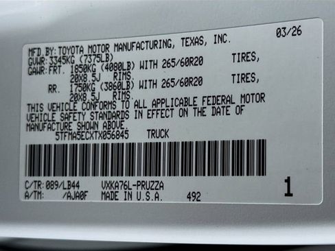 New 2026 Toyota Tundra 1794 Edition AWD/4WD image 17
