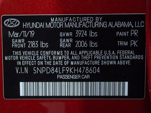 Used 2019 Hyundai Elantra Value Edition image 39