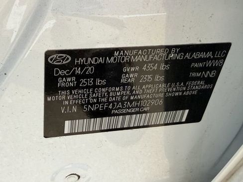 Used 2021 Hyundai Sonata SEL w/ Convenience Package FWD image 32