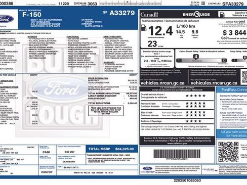 Certified 2025 Ford F150 Lariat w/ Mobile Office Package AWD/4WD image 9