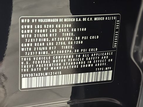 Used 2020 Volkswagen Tiguan SE w/ Panoramic Sunroof Package FWD image 27