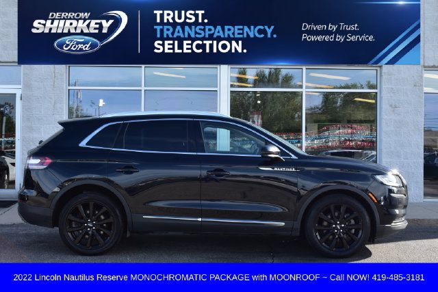 Used 2022 Lincoln Nautilus Reserve w/ Monochromatic Package AWD/4WD image 3