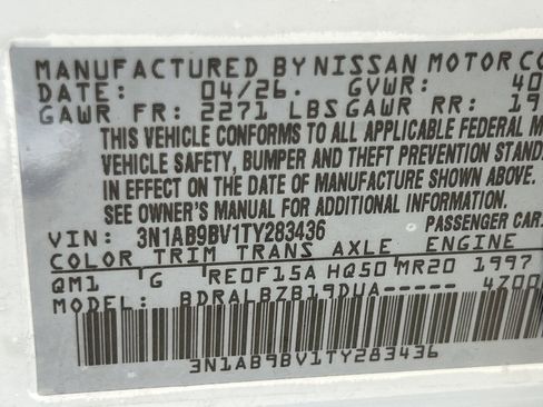 New 2026 Nissan Sentra S FWD image 16
