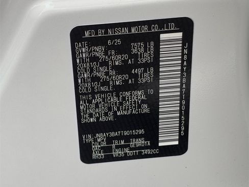 New 2026 Nissan Armada SL image 29