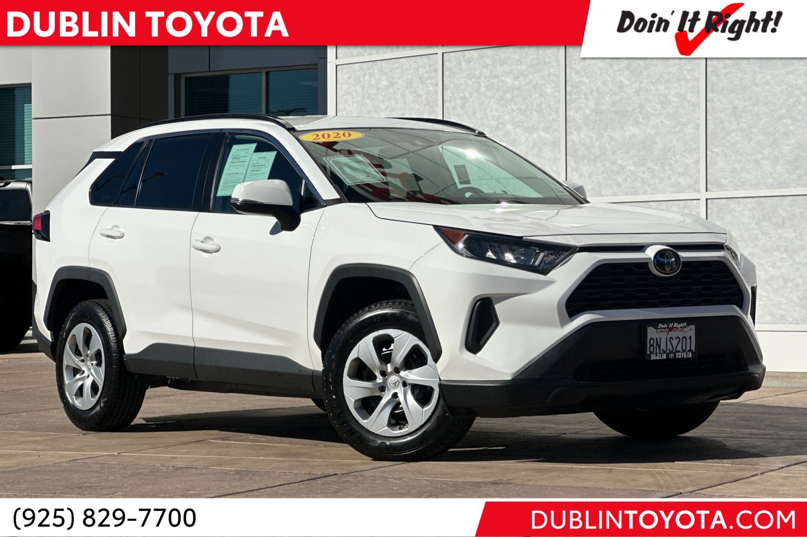 Certified 2020 Toyota RAV4 LE w/ All Weather Liner Package FWD 360° Tour