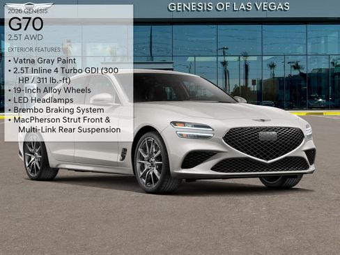 New 2026 Genesis G70 2.5T AWD/4WD image 3