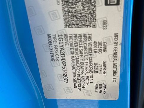 Used 2023 Chevrolet Corvette Stingray Coupe w/ Battery Protection Package RWD image 16