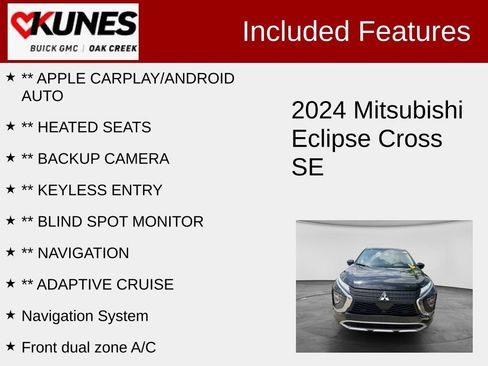 Used 2024 Mitsubishi Eclipse Cross SE AWD/4WD image 2