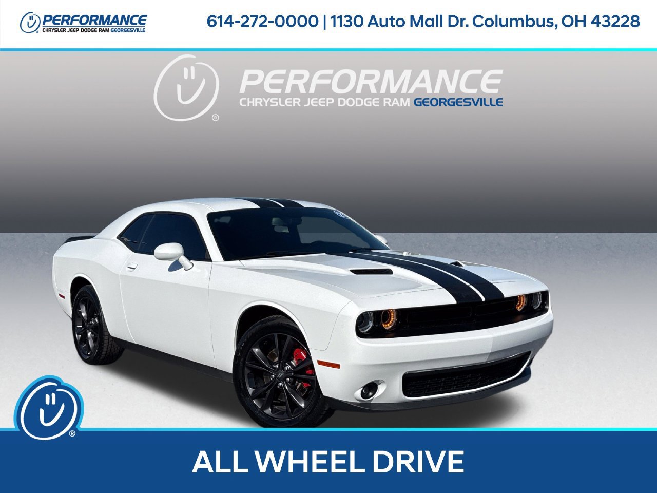 Used 2021 Dodge Challenger SXT w/ Blacktop Package AWD/4WD image 1