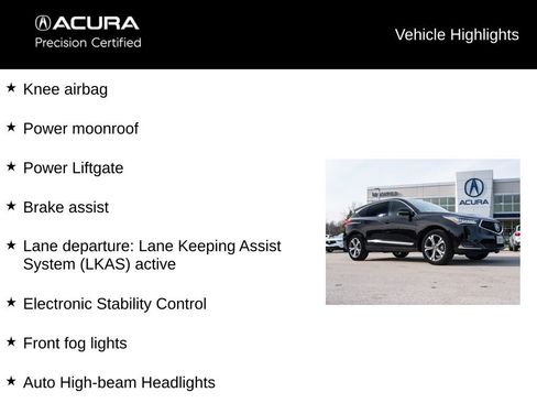 Certified 2023 Acura RDX AWD w/ Advance Package image 13