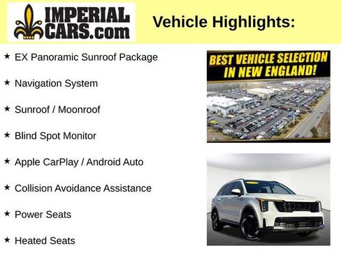 Used 2025 Kia Sorento EX w/ EX Panoramic Sunroof Package image 7