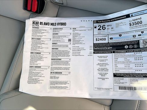 New 2026 Volvo XC60 B5 Ultra w/ Protection Package Premier image 35