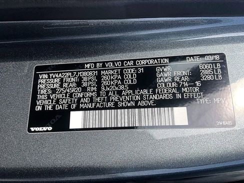 Used 2018 Volvo XC90 T6 Inscription w/ Convenience Package image 43