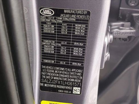 Used 2020 Land Rover Range Rover Evoque S AWD/4WD image 29