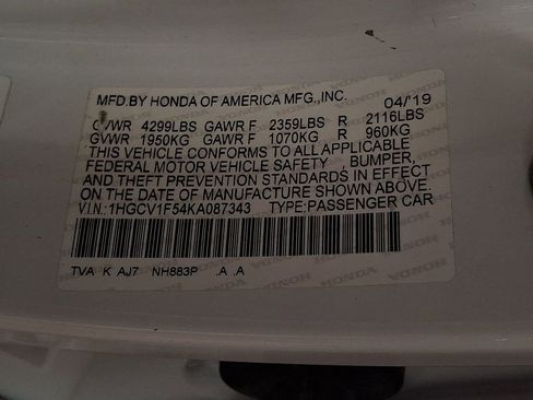 Used 2019 Honda Accord EX-L image 26