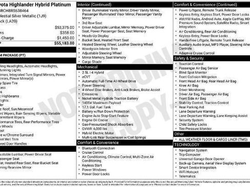 Used 2024 Toyota Highlander Platinum image 26
