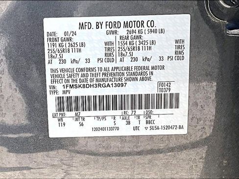 Used 2024 Ford Explorer XLT w/ Equipment Group 202A image 20