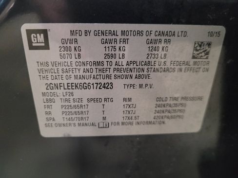 Used 2016 Chevrolet Equinox LS AWD/4WD image 33
