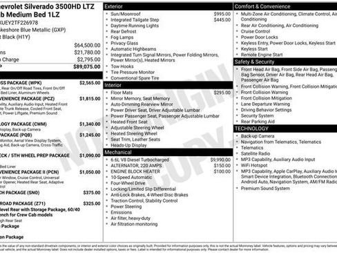 New 2026 Chevrolet Silverado 3500 LTZ w/ Trail Boss Package AWD/4WD image 33