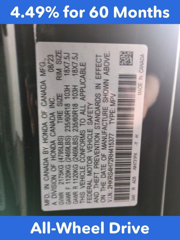 Certified 2024 Honda CR-V EX-L image 34