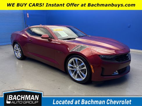 Used 2021 Chevrolet Camaro LT w/ Wild Cherry Design Package 1 image 1