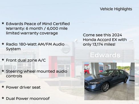 Used 2024 Honda Accord EX image 10