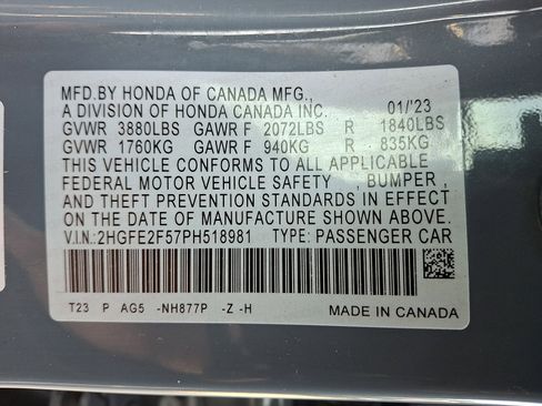 Used 2023 Honda Civic Sport image 27