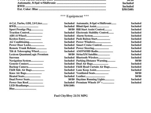 Used 2023 Genesis G70 2.0T w/ Sport Prestige Package image 4