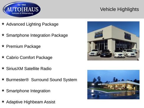 Used 2018 Mercedes-Benz C 300 4MATIC Cabriolet image 2